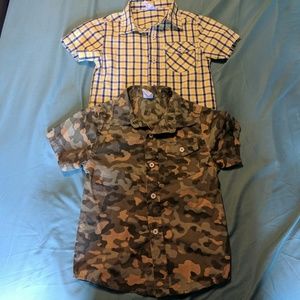 Lot of 2 4t button up shirts